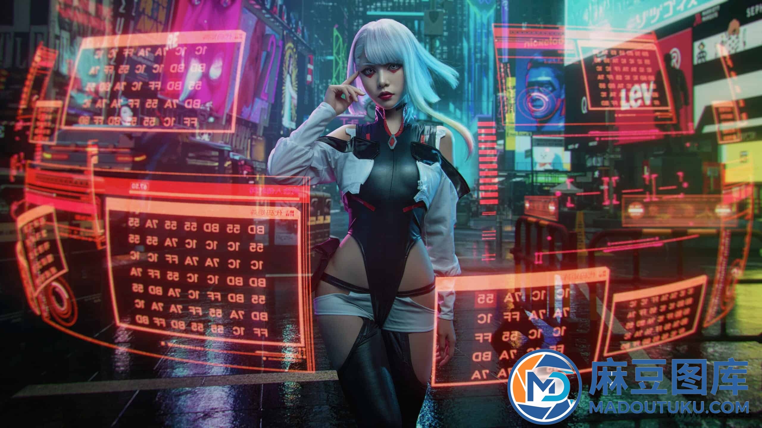 【国模套图】喵小吉《赛博朋克·边缘行者 Lcuy》 - 第 5 张