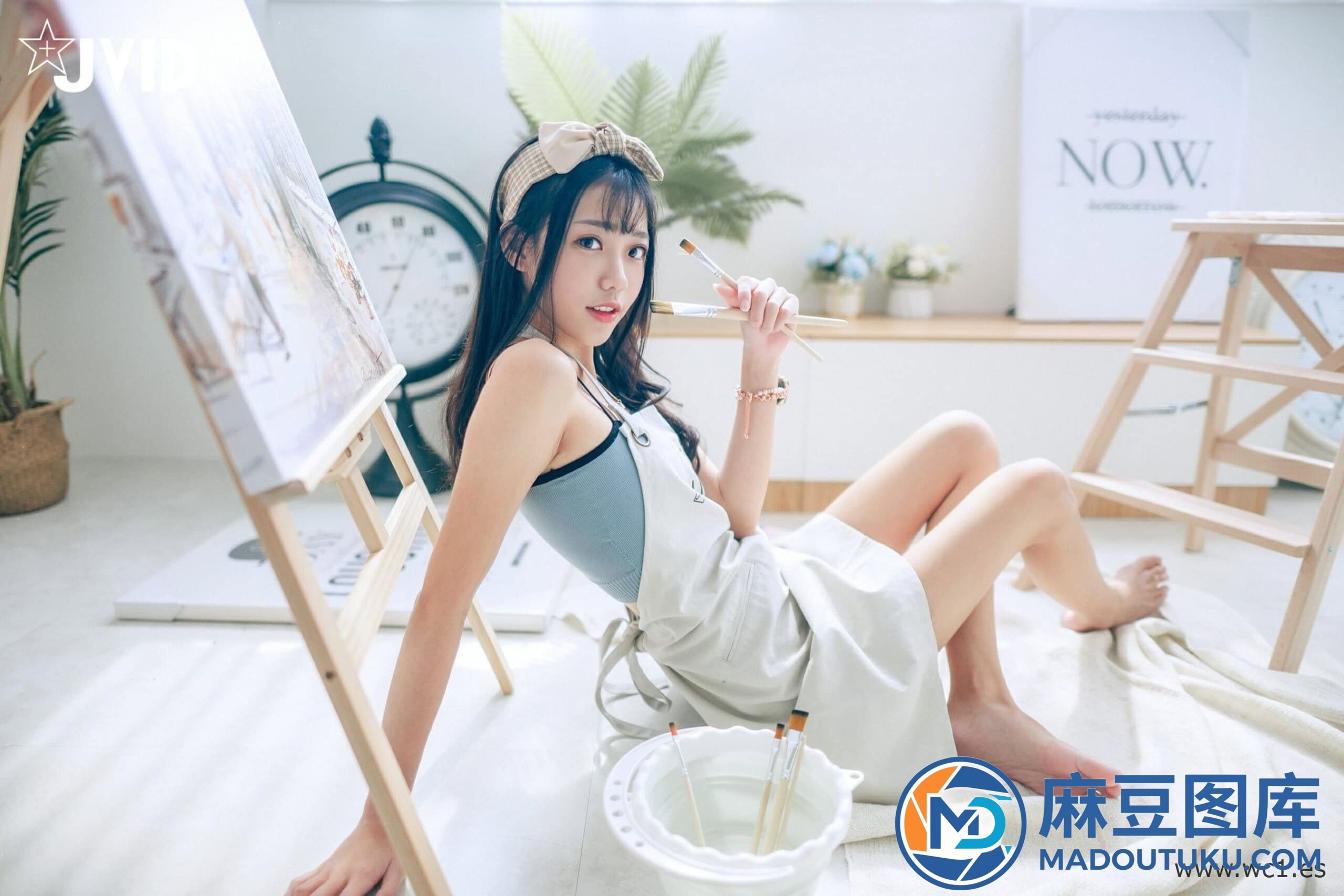 【JVID】妍妍《裸体“插”画家》 - 第 7 张