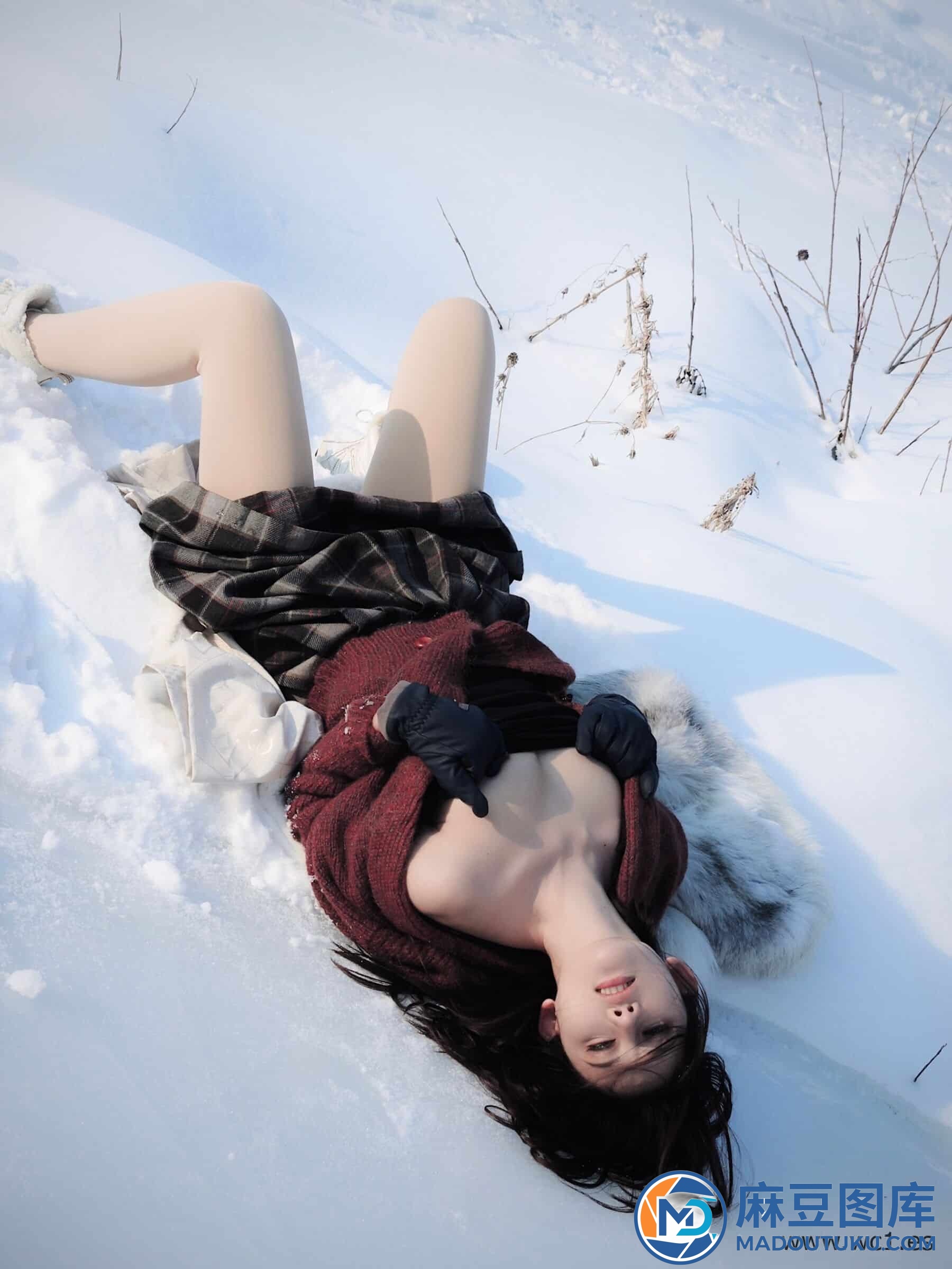 【国模套图】就是阿朱啊《雪国精灵》