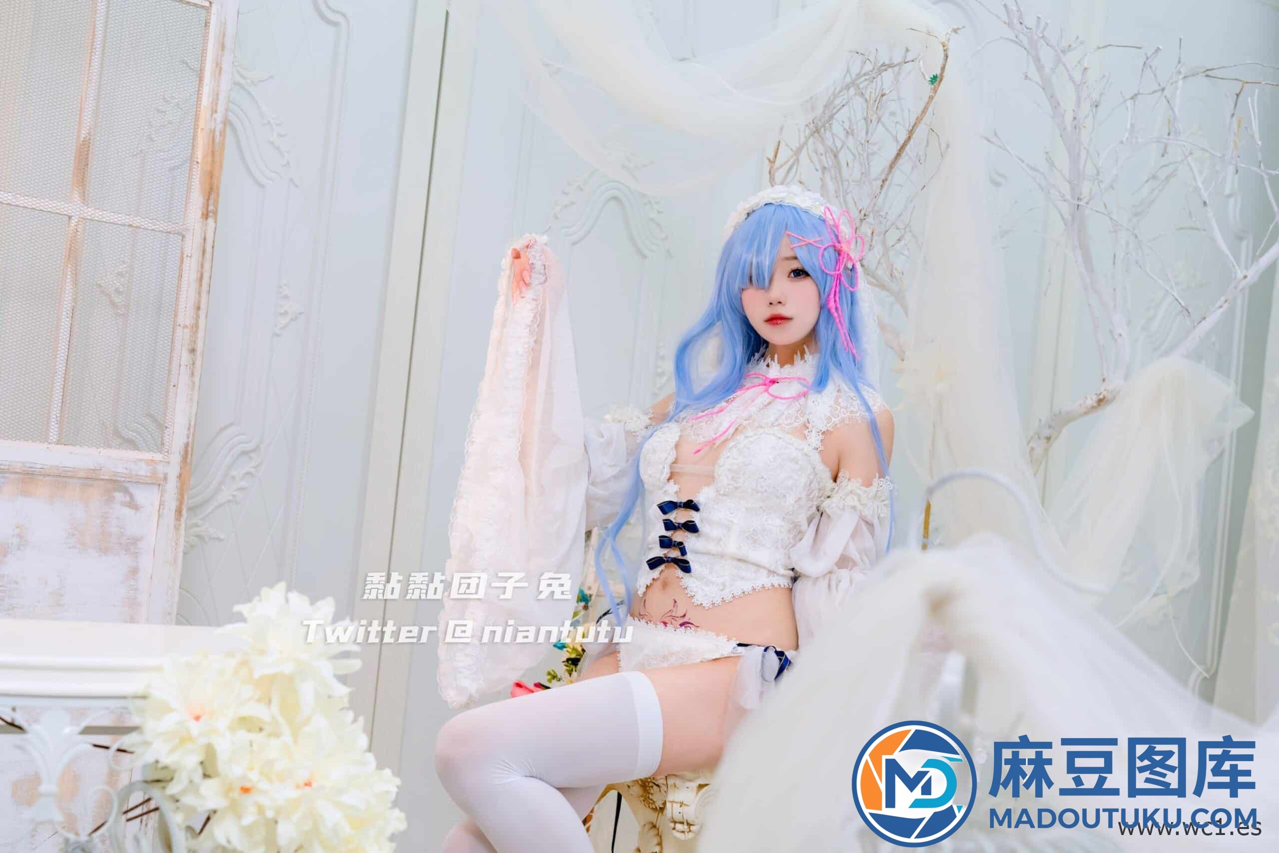 【套图】黏黏团子兔《蕾姆 I DO》 - 第 2 张