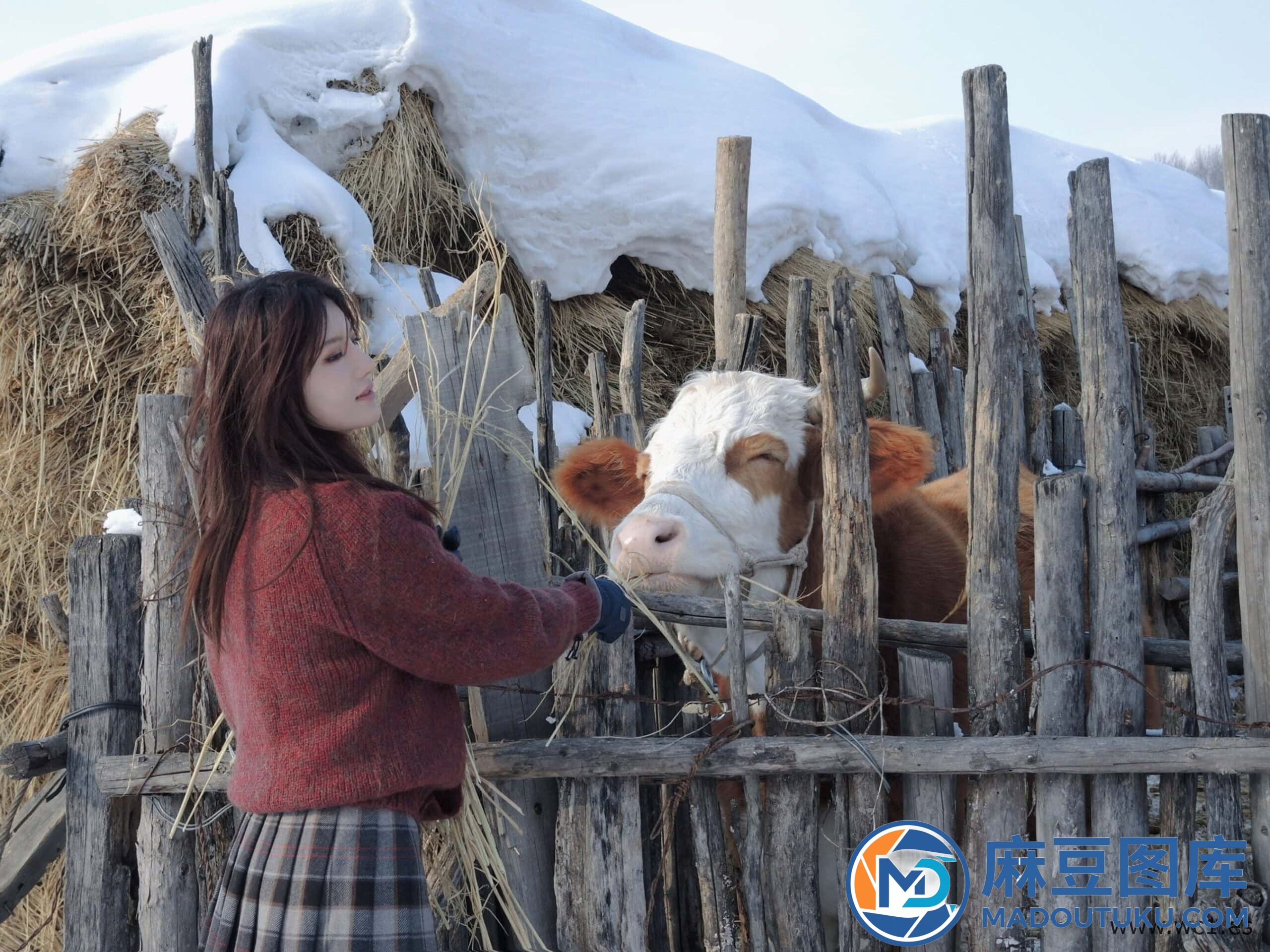 【国模套图】就是阿朱啊《雪国精灵》