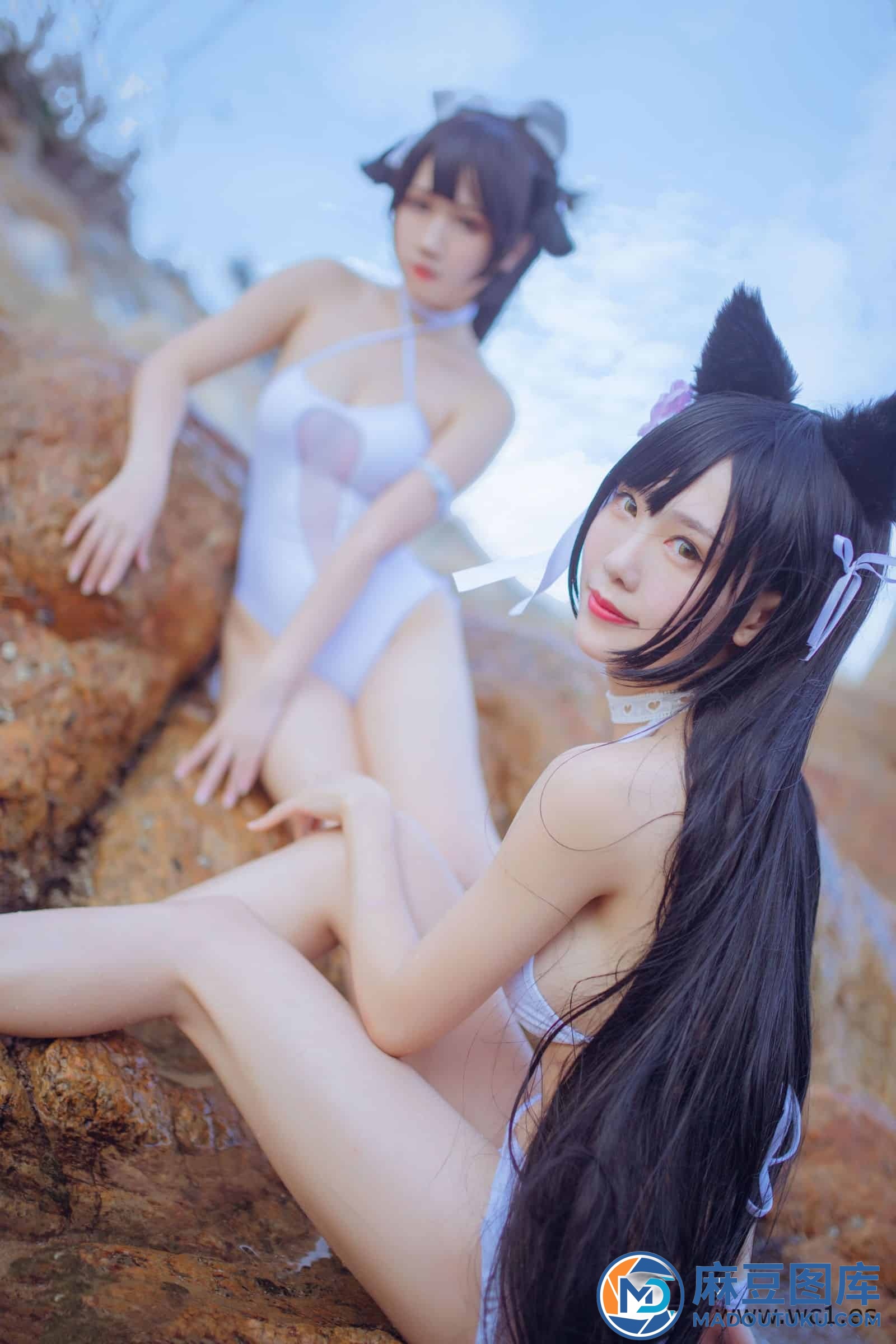 抖娘·利世×不呆猫《獒犬海边泳装》 - 第 3 张