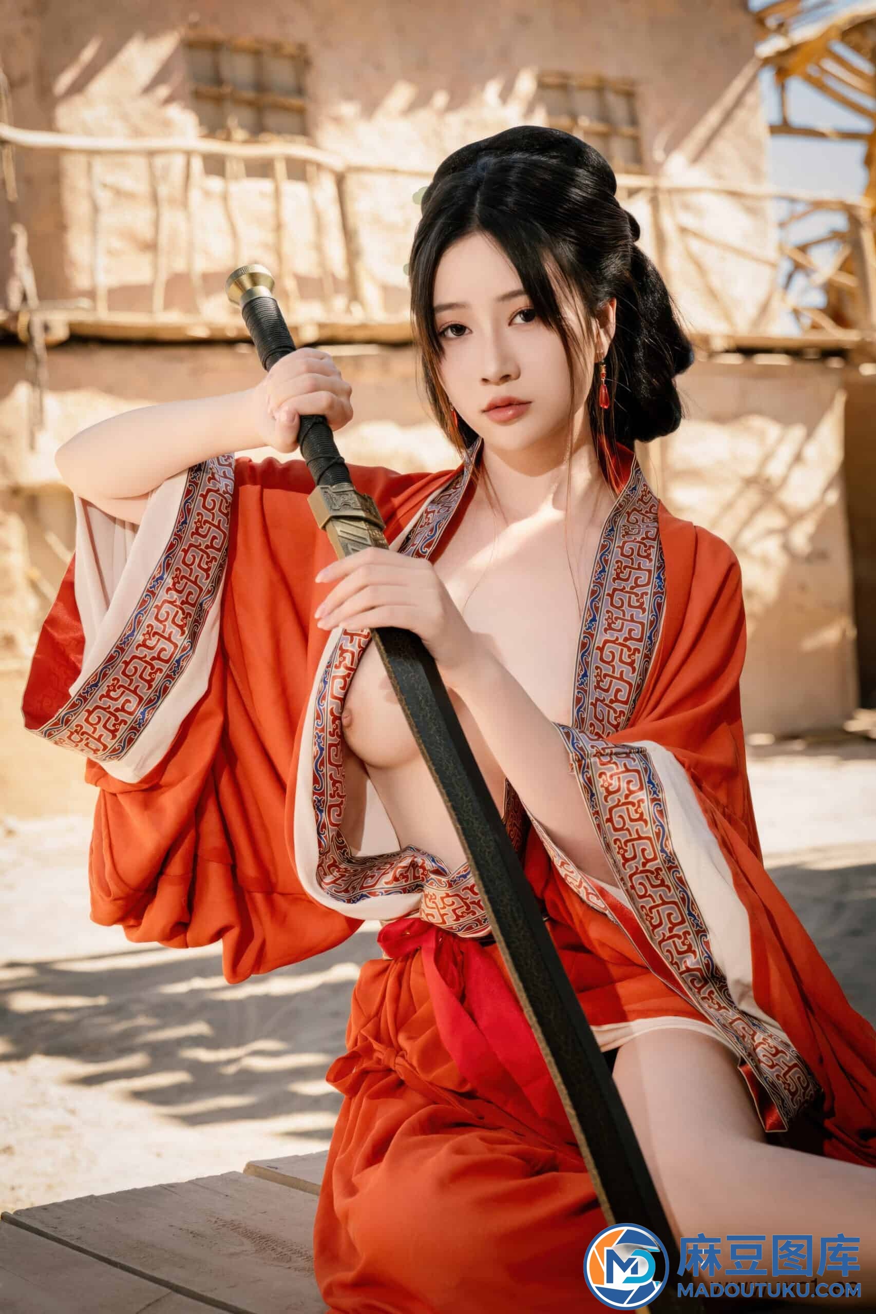 【国模套图】战国袍