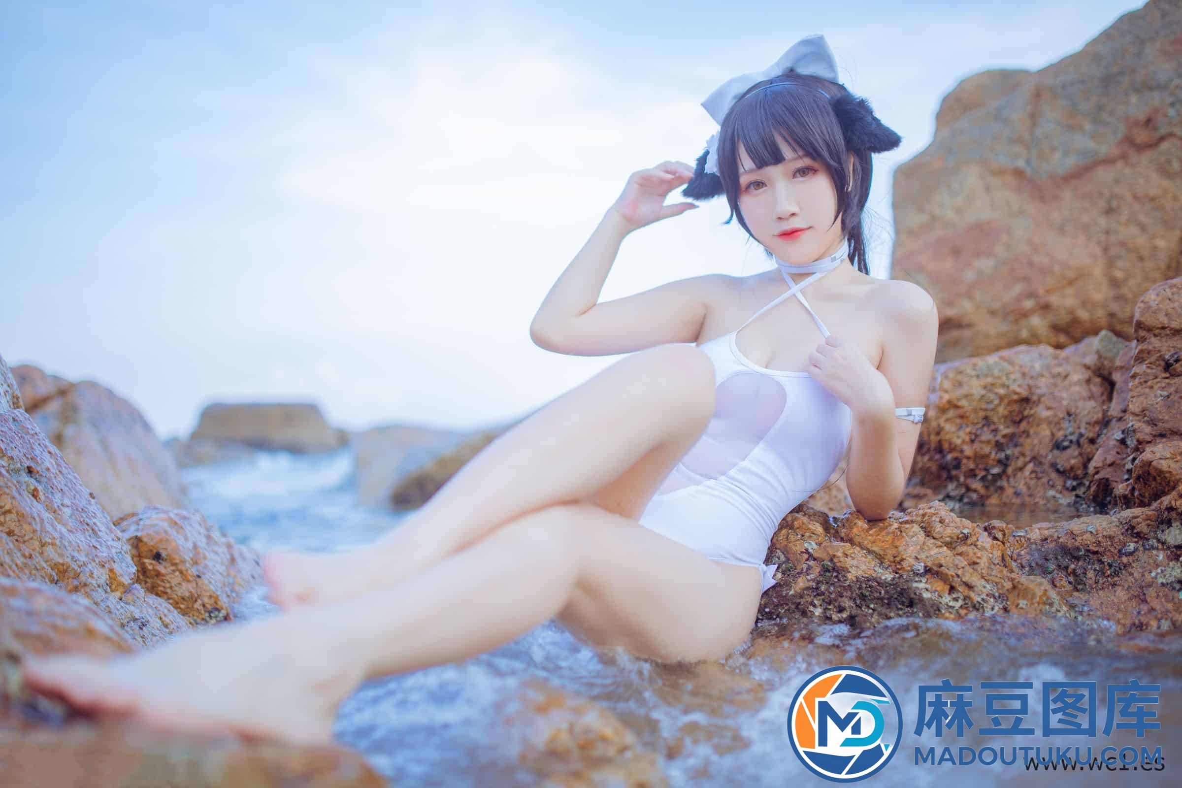 抖娘·利世×不呆猫《獒犬海边泳装》 - 第 5 张