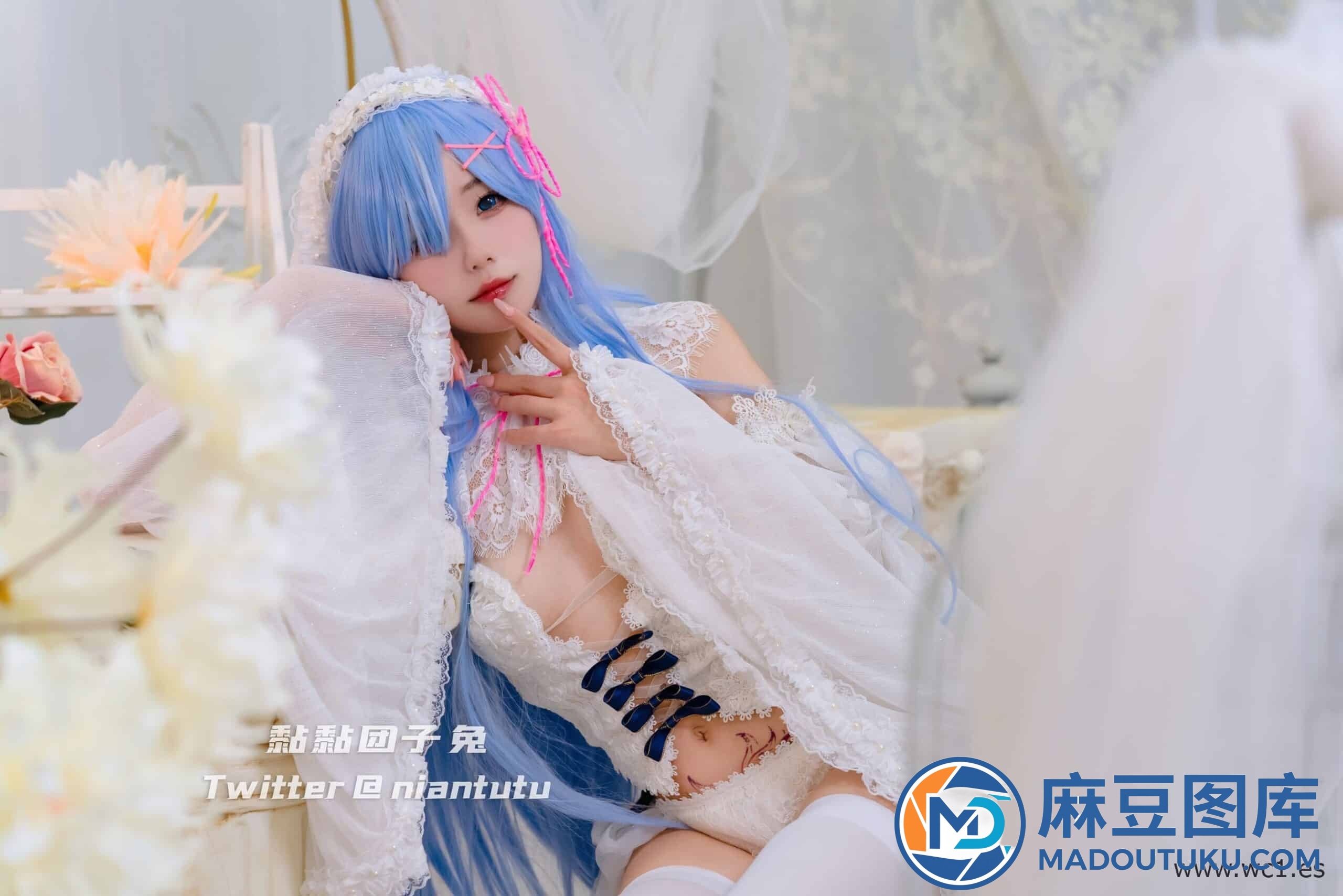 【套图】黏黏团子兔《蕾姆 I DO》 - 第 7 张