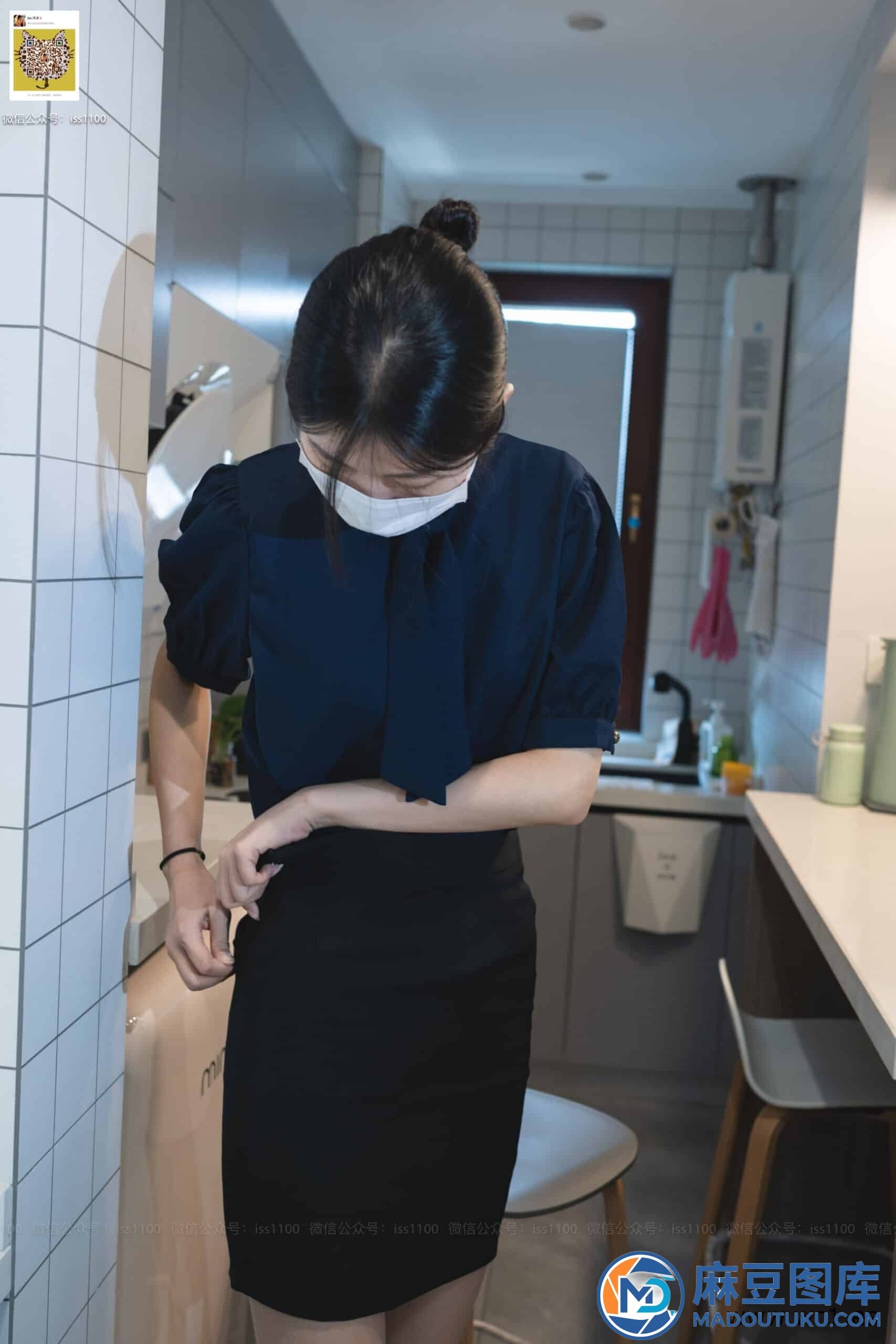 【ISS系列】美晗《蓝色衬衫》