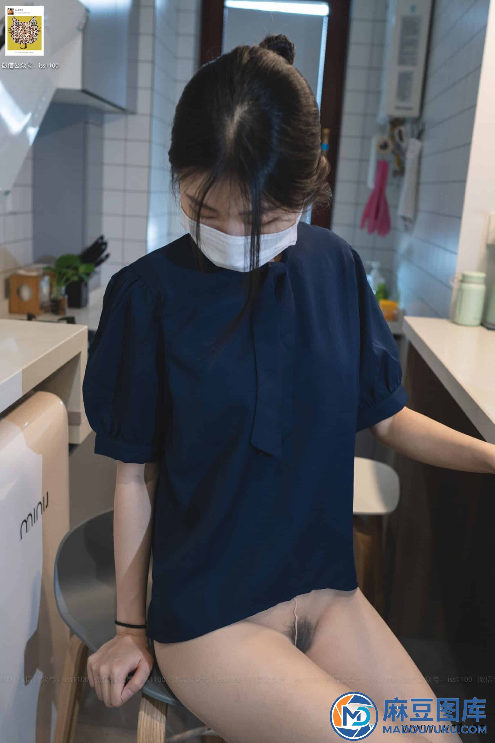 【ISS系列】美晗《蓝色衬衫》