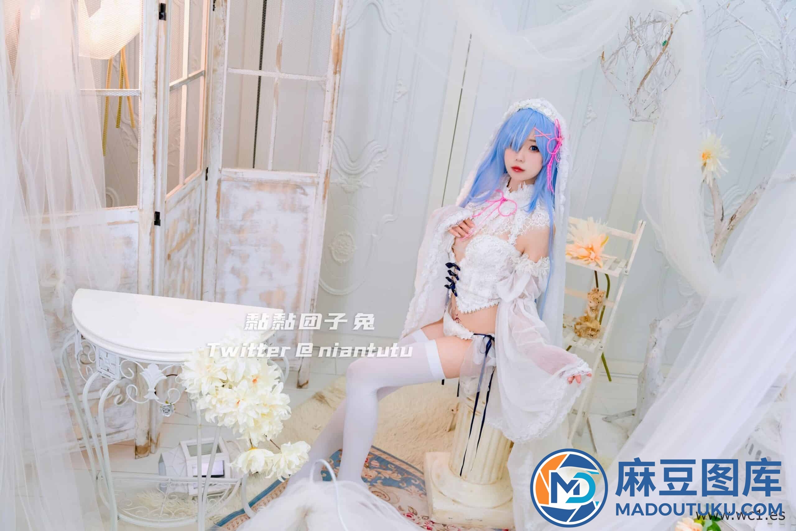 【套图】黏黏团子兔《蕾姆 I DO》 - 第 3 张