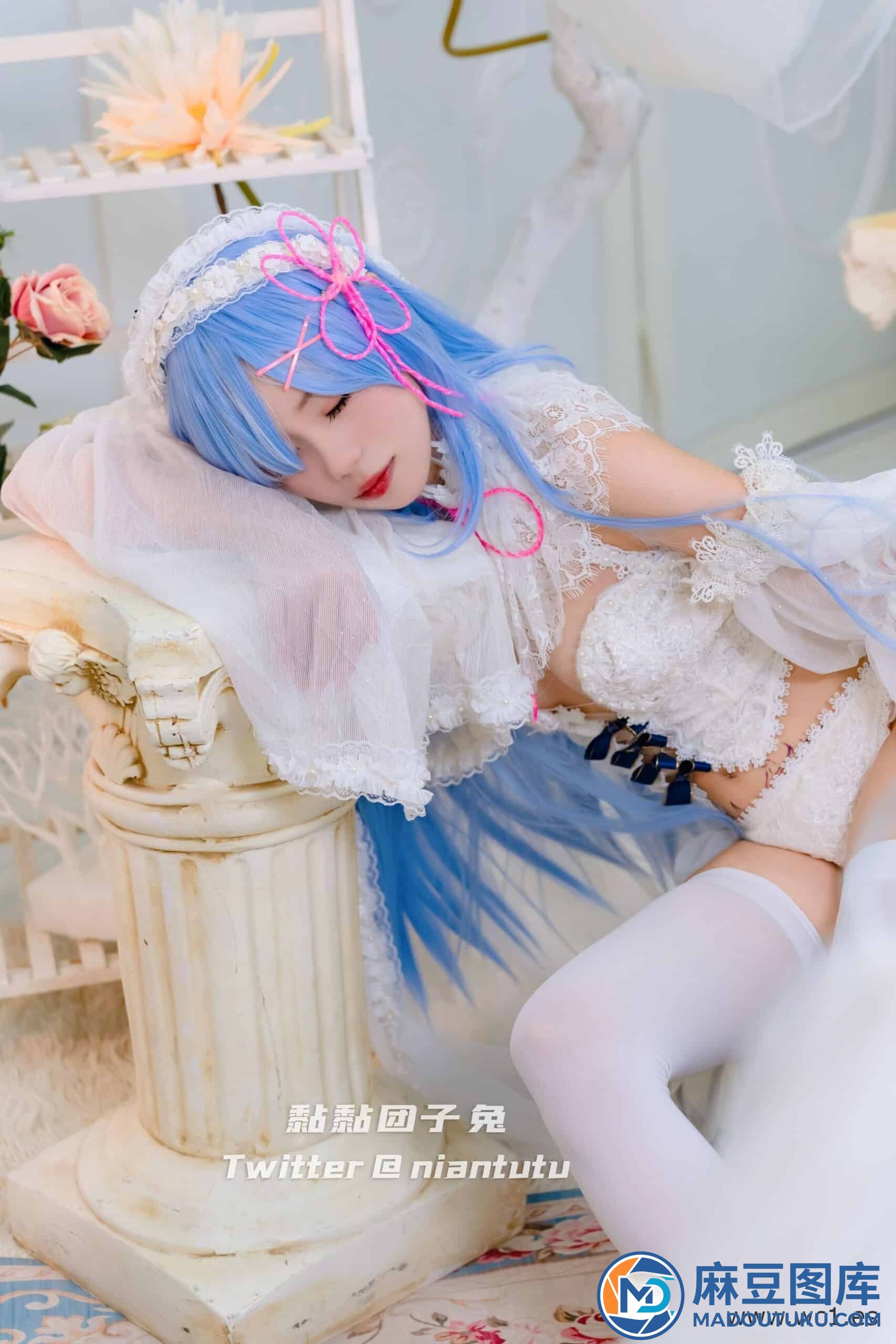 【套图】黏黏团子兔《蕾姆 I DO》 - 第 6 张