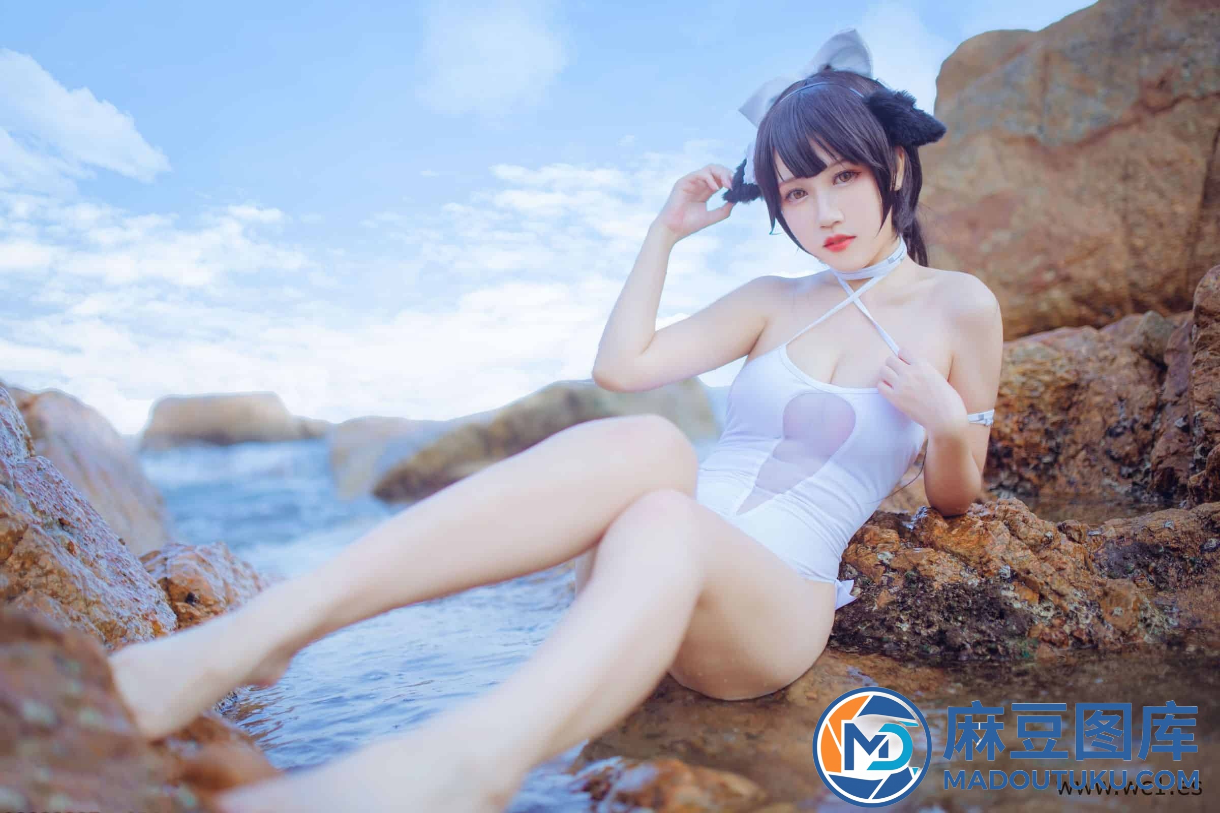 抖娘·利世×不呆猫《獒犬海边泳装》 - 第 7 张