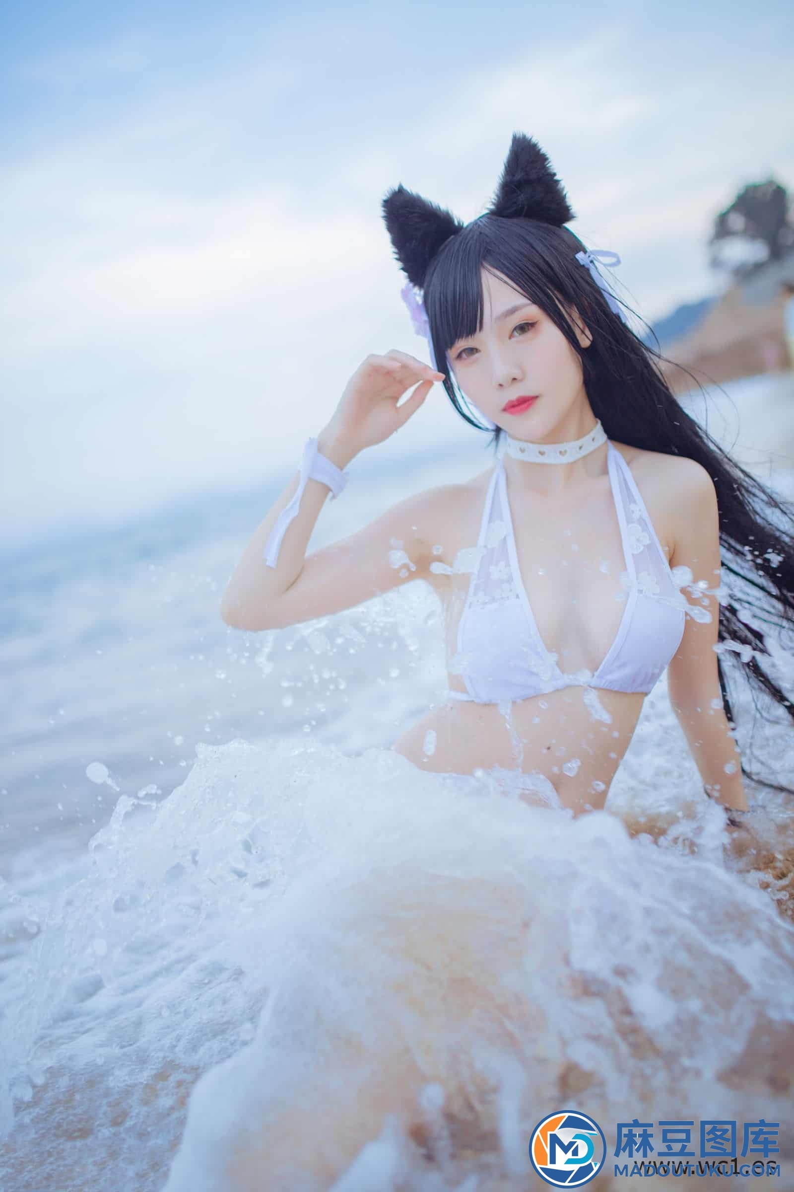 抖娘·利世×不呆猫《獒犬海边泳装》 - 第 6 张