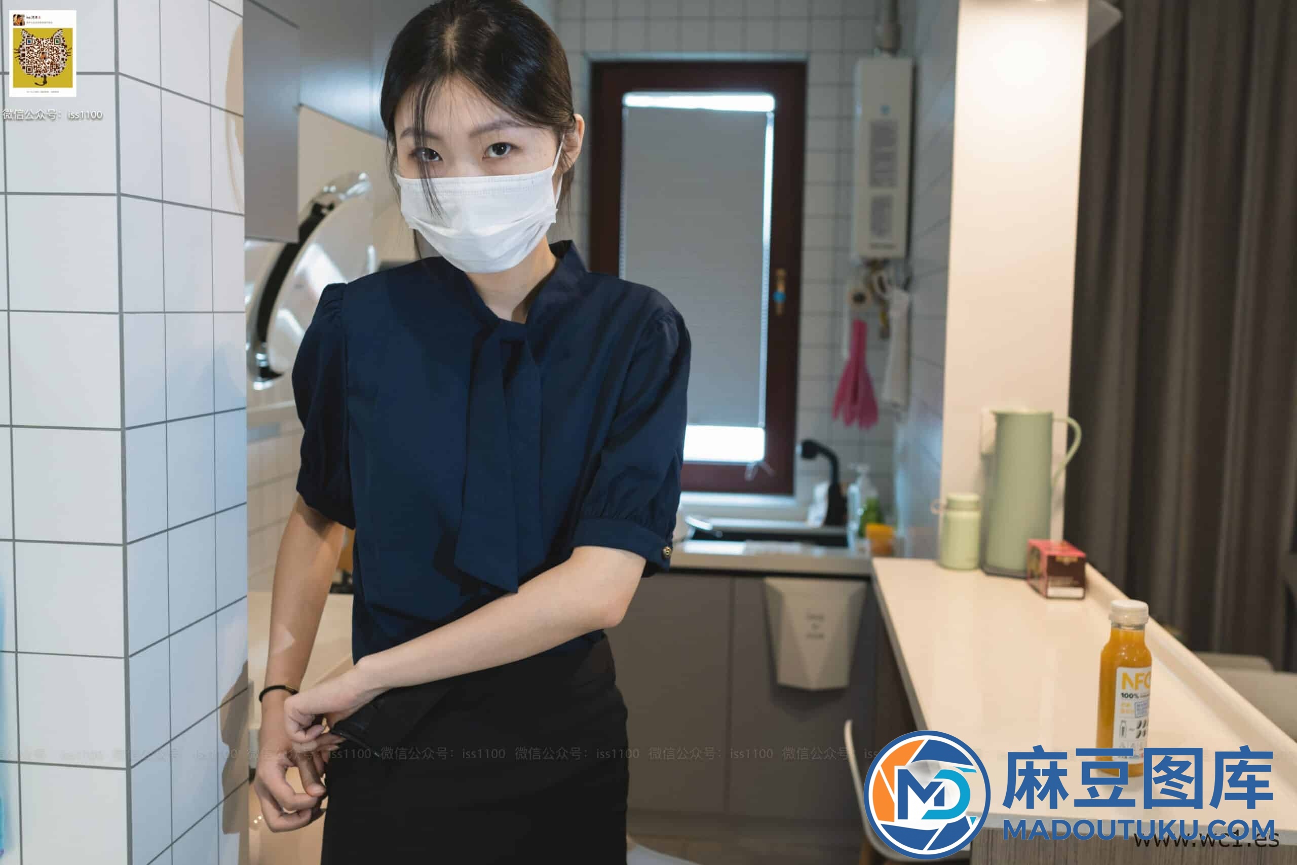 【ISS系列】美晗《蓝色衬衫》