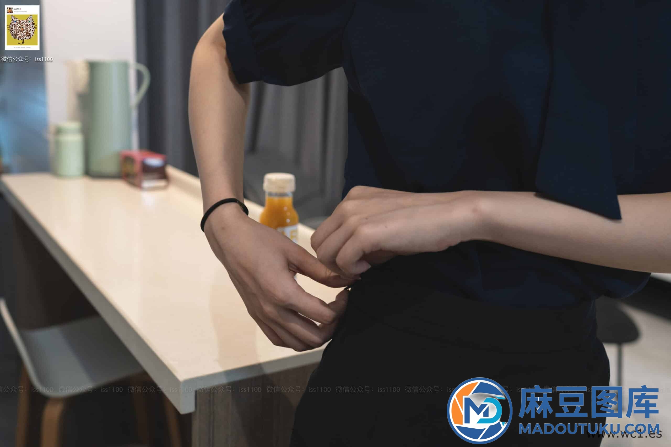 【ISS系列】美晗《蓝色衬衫》