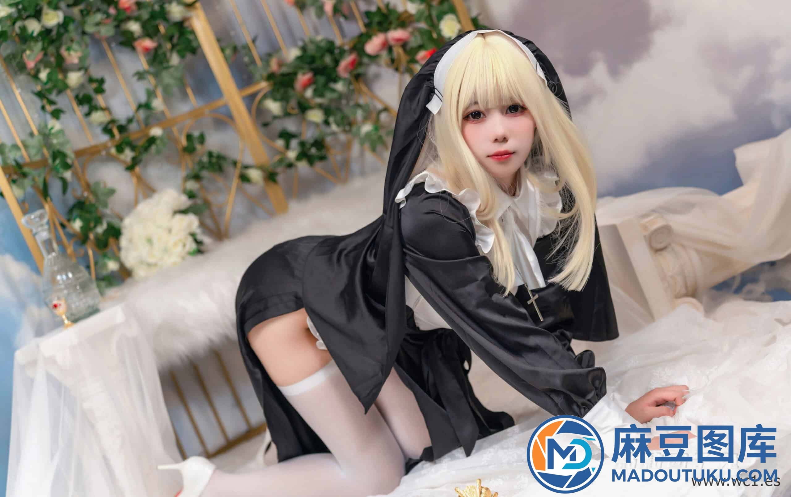 【套图】黏黏团子兔《修女》 - 第 8 张