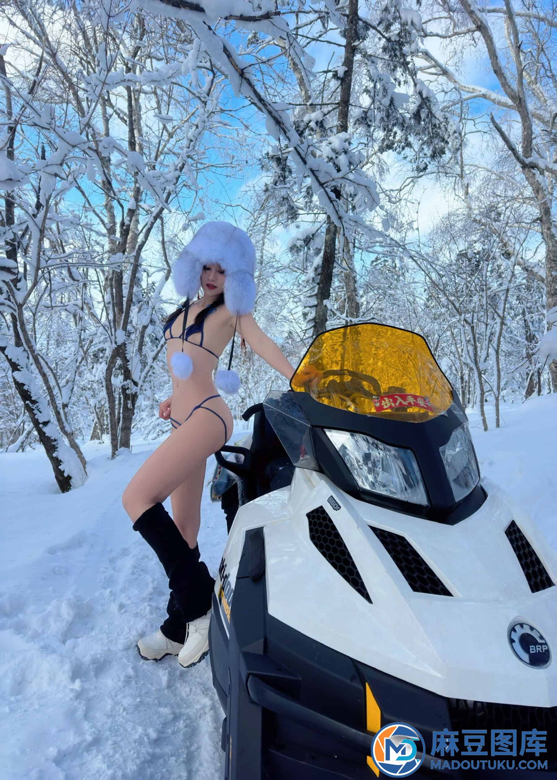 【国模套图】就是阿朱啊《雪国精灵》
